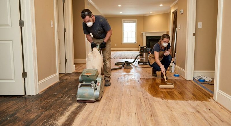 Mahogany Floor Refinishing in Kansas City, KS