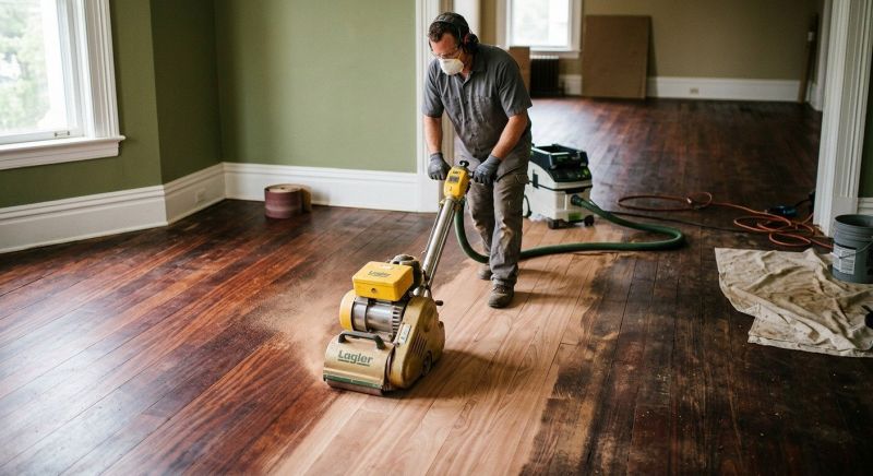 Walnut Floor Refinishing in Alpharetta, GA