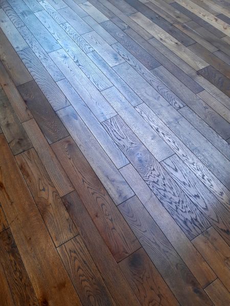 Oak Floor Staining